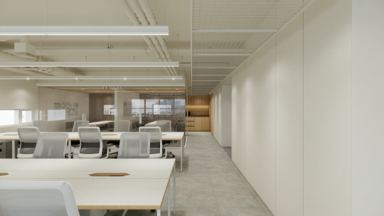 스파크플러스의 중소형 빌딩용 공유오피스 서울 강남구 '오피스B 역삼2호점'(2024년 12월 오픈 예정)[스파크플러스 제공]